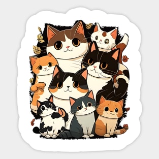 I Need All These Cats Cat Owner Cats - Funny Cats Sticker